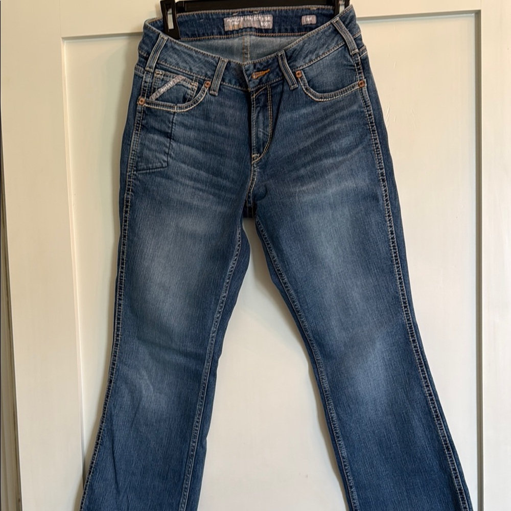 Ariat Blue Boot Cut Jeans with Vintage Wash